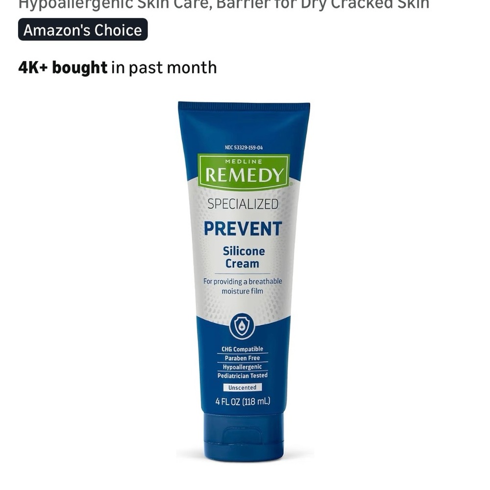 Medline Remedy Prevent Silicone Cream